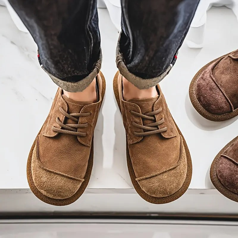Ademende herenschoenen met schokabsorberende zool