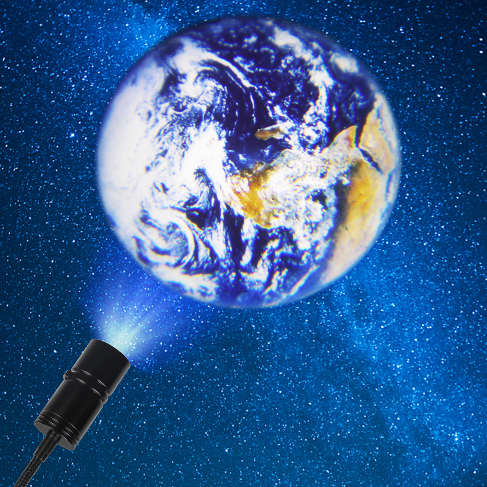 Projectielamp aarde en maan