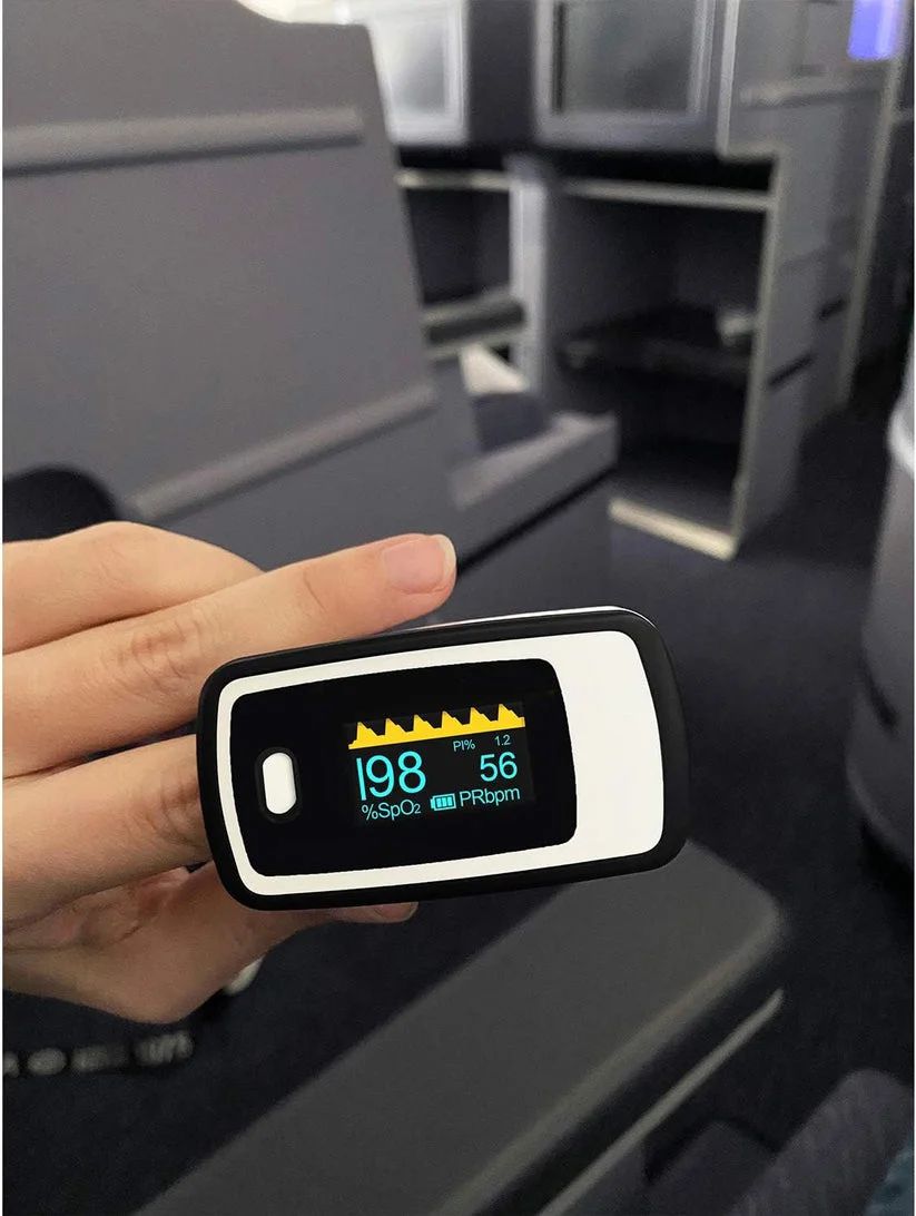Niet-Invasieve vinger saturatiemeter met led-display