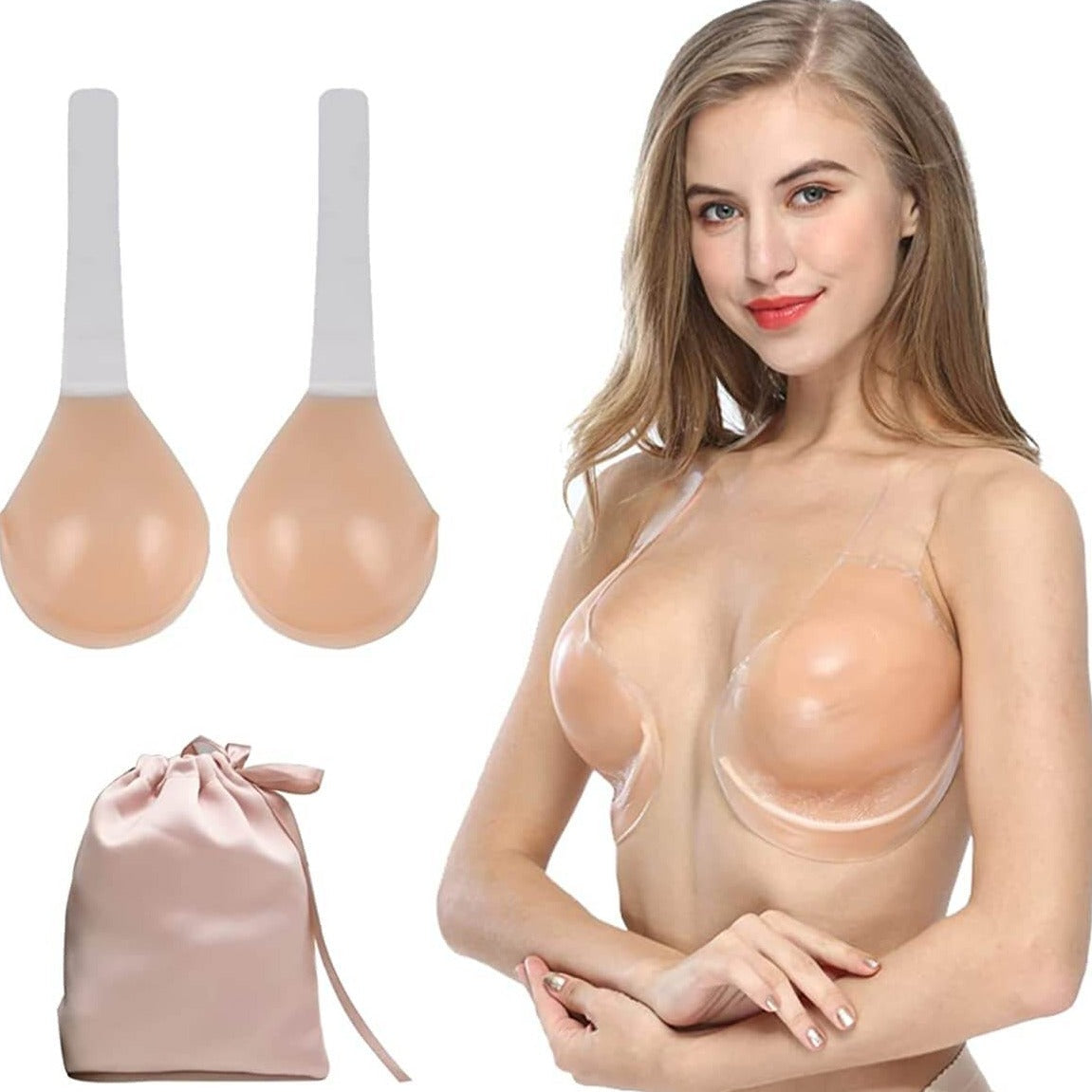 Zelfklevende push-up BH – voor onder een jurk