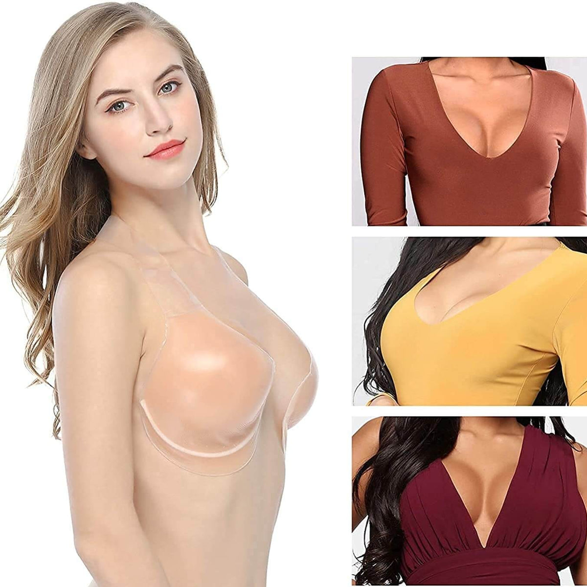 Zelfklevende push-up BH – voor onder een jurk