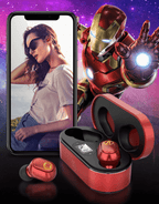 Draadloze oordopjes Avengers met LED-scherm