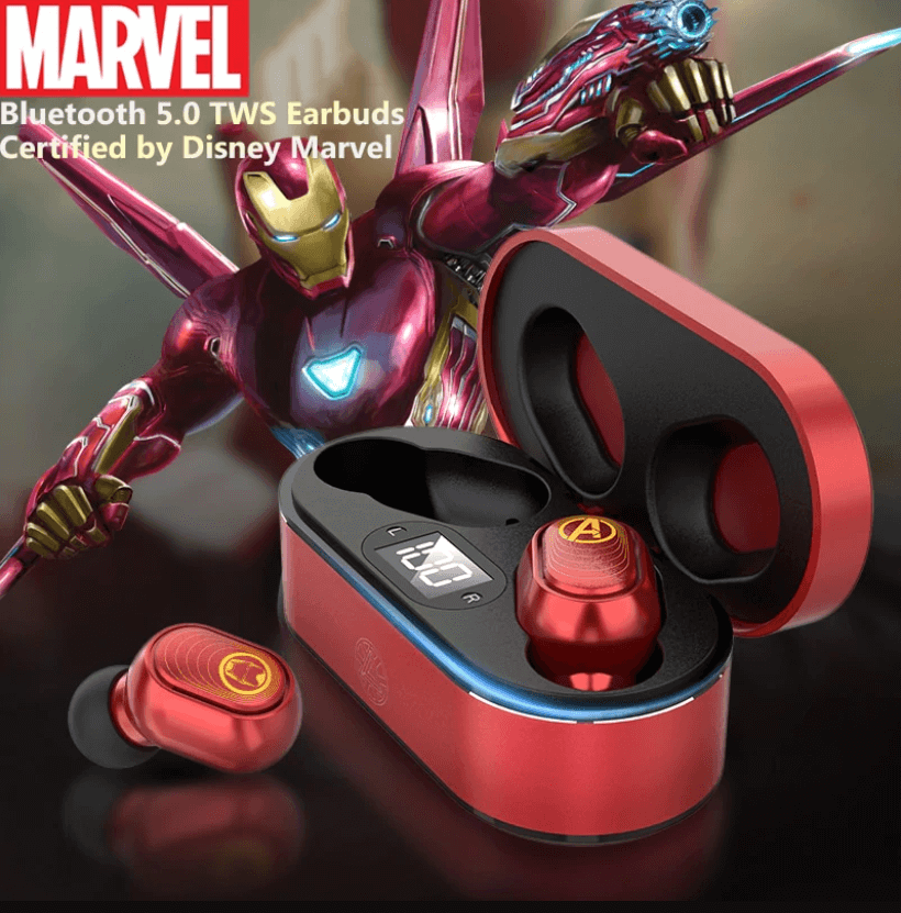 Draadloze oordopjes Avengers met LED-scherm