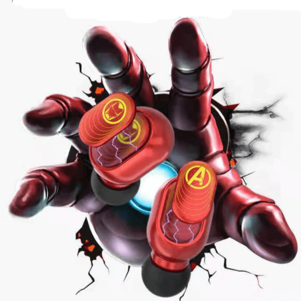 Draadloze oordopjes Avengers met LED-scherm