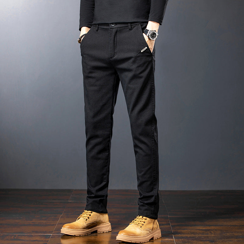 Timon | Slim-fit herenchino met rechte pijpen