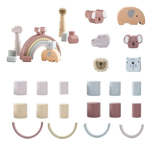 Montessori houten speelset
