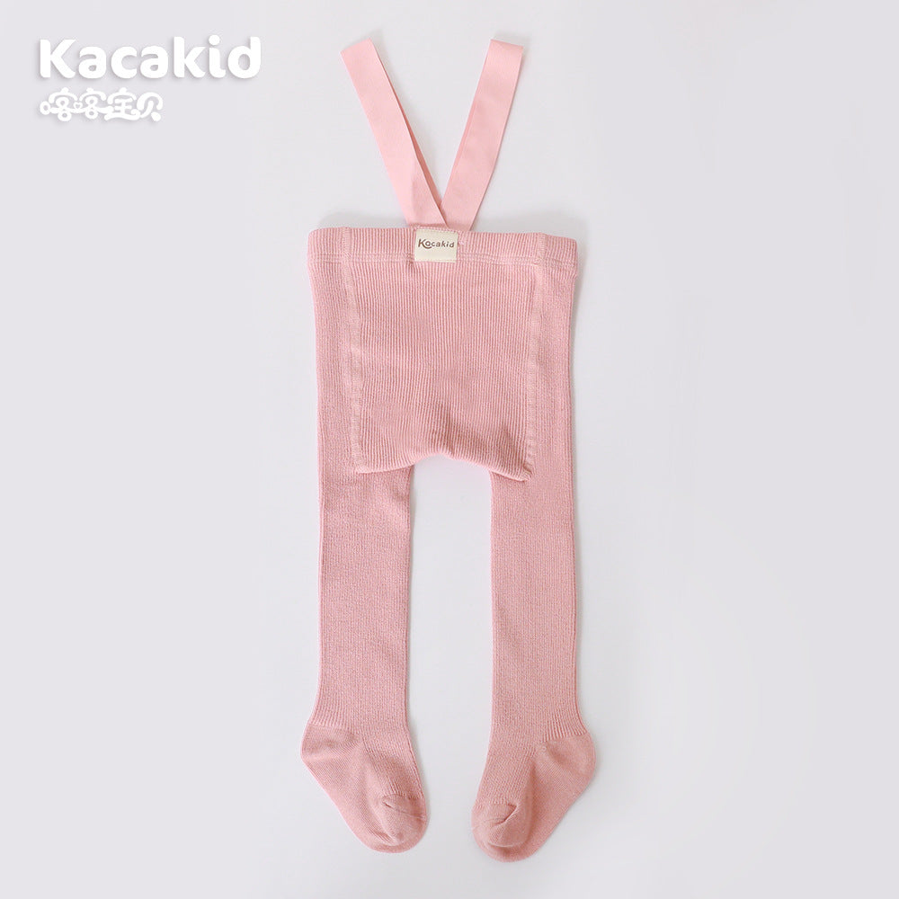 Baby meisjes en jongens knit broekje met hoge taille