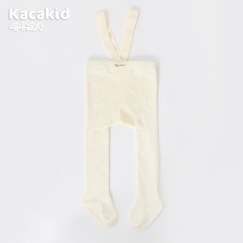 Baby meisjes en jongens knit broekje met hoge taille