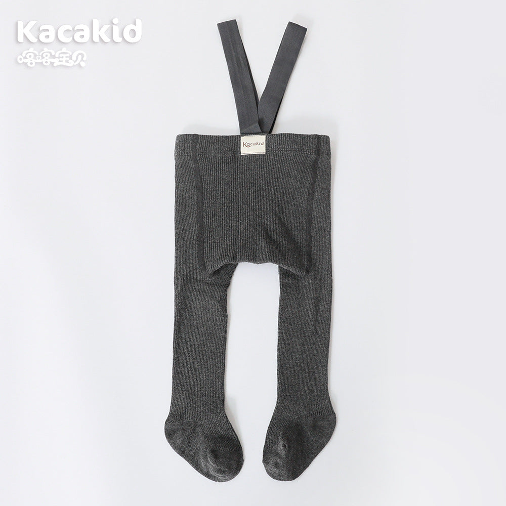 Baby meisjes en jongens knit broekje met hoge taille
