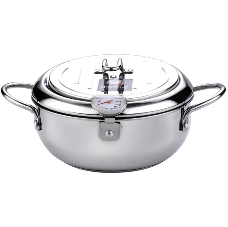 Tempura fryer | japanse stijl frituurpan – materiaal: Roestvrij staal — afbeelding 12