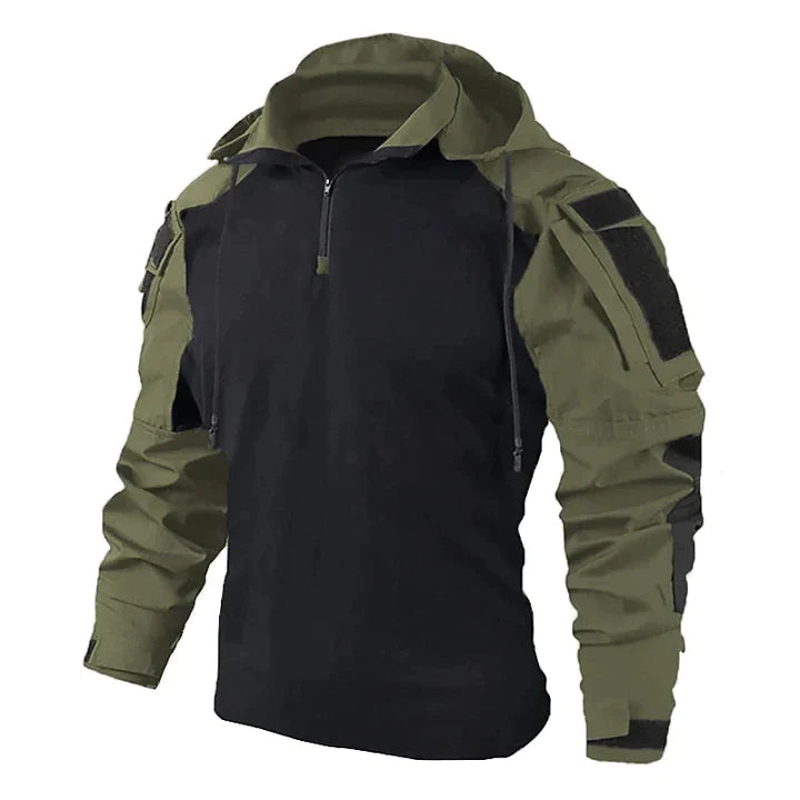 Tactische herenpullover met capuchon
