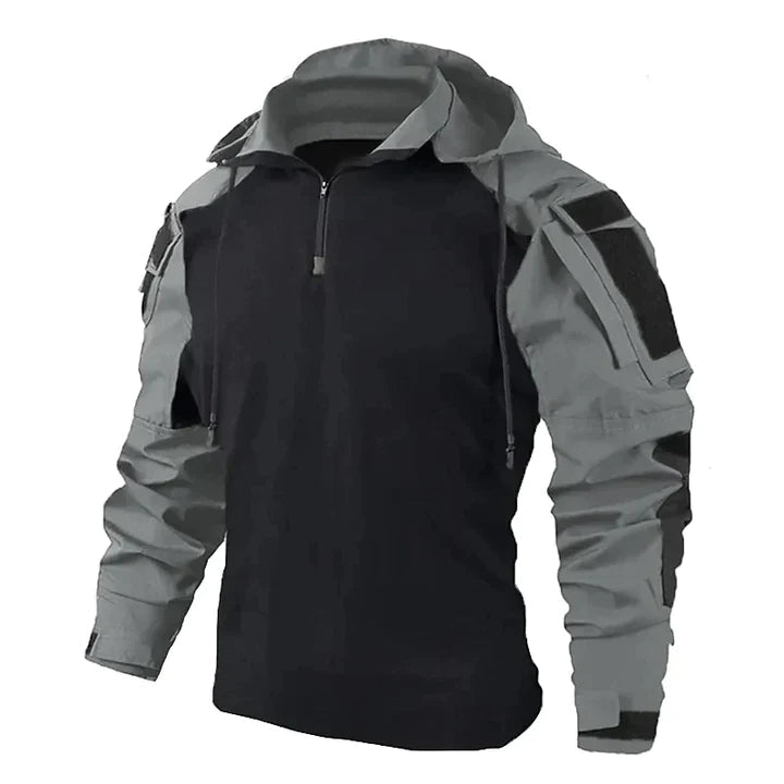 Tactische herenpullover met capuchon