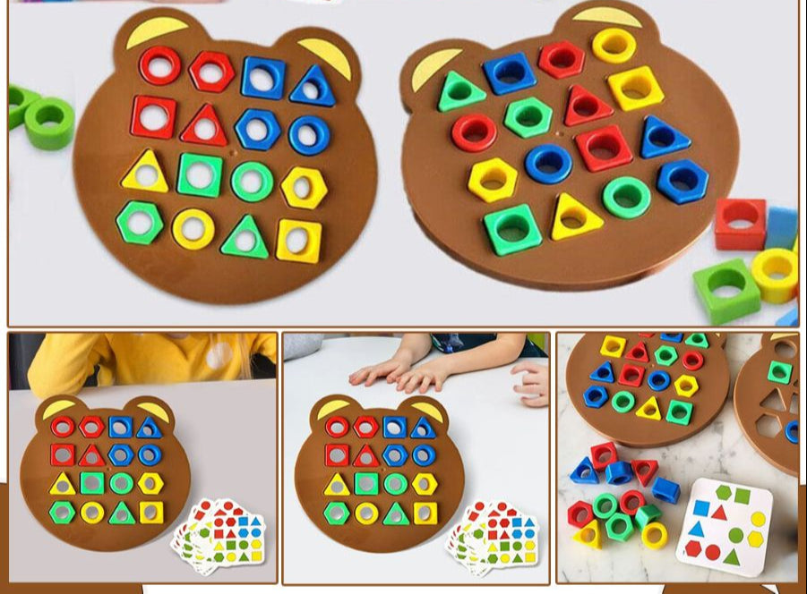 Vorm- en kleurenpuzzel voor kinderen