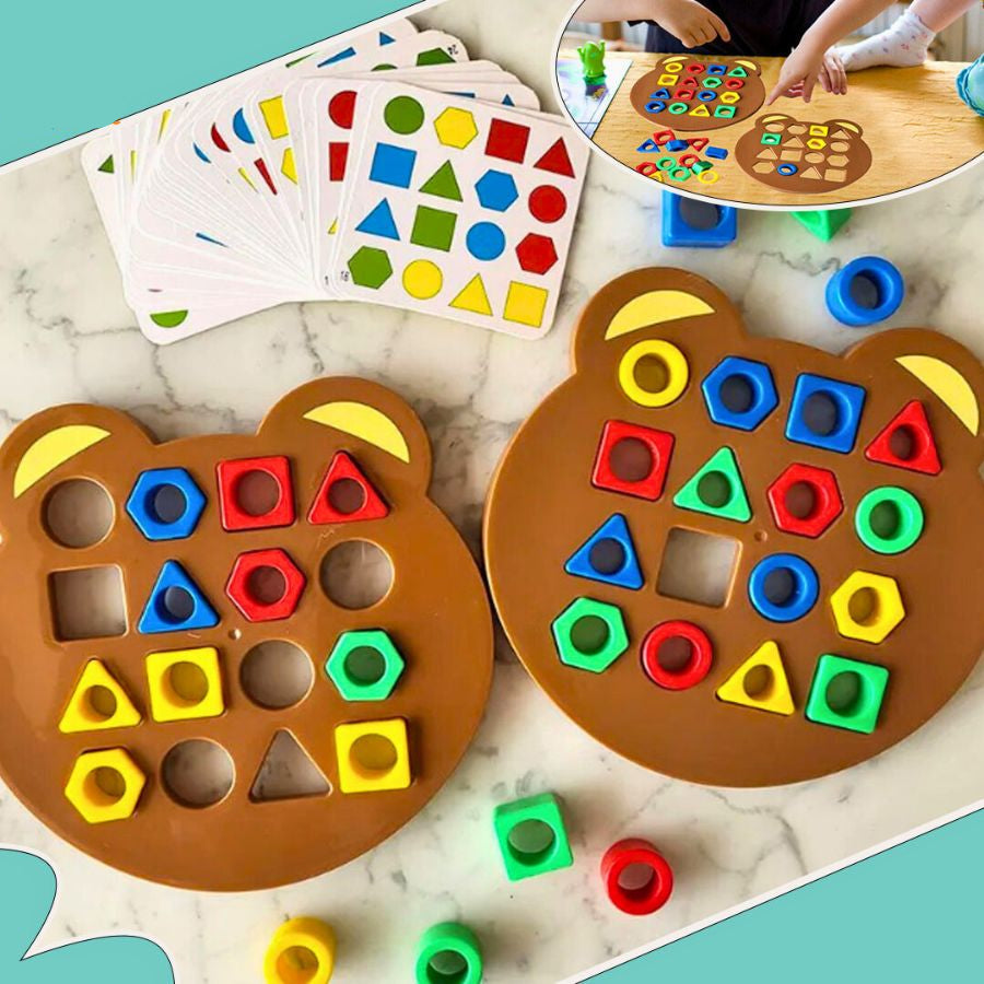 Vorm- en kleurenpuzzel voor kinderen