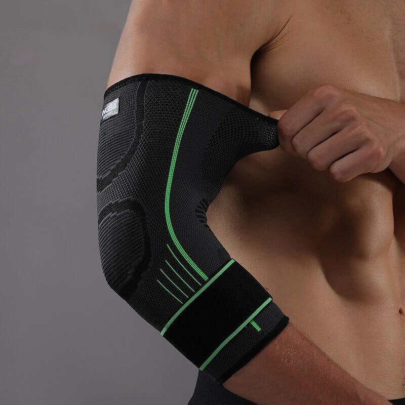 3D elleboogbandage voor dekompressie en ondersteuning