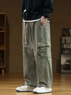 Heren cargo broek met zakken