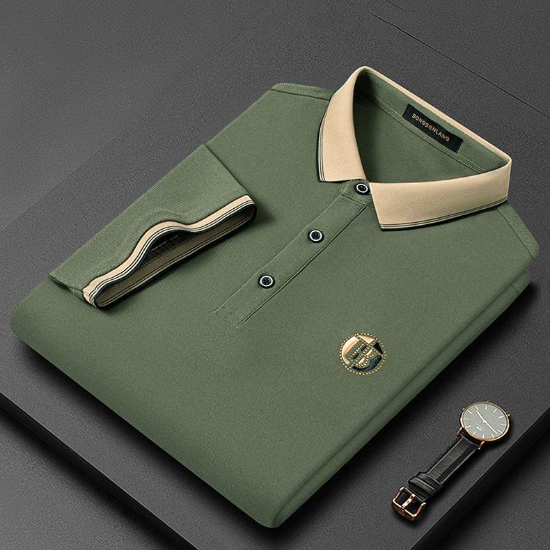 Stijlvol geborduurd polo shirt — afbeelding 10