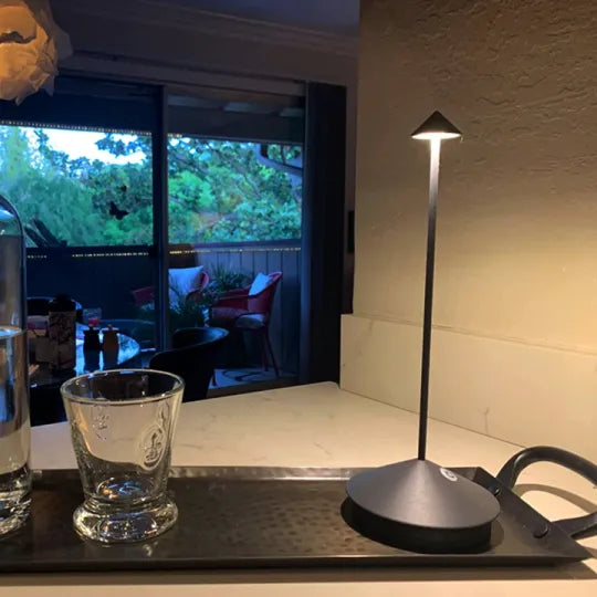 Draadloze dimbare LED-tafellamp met USB-oplading