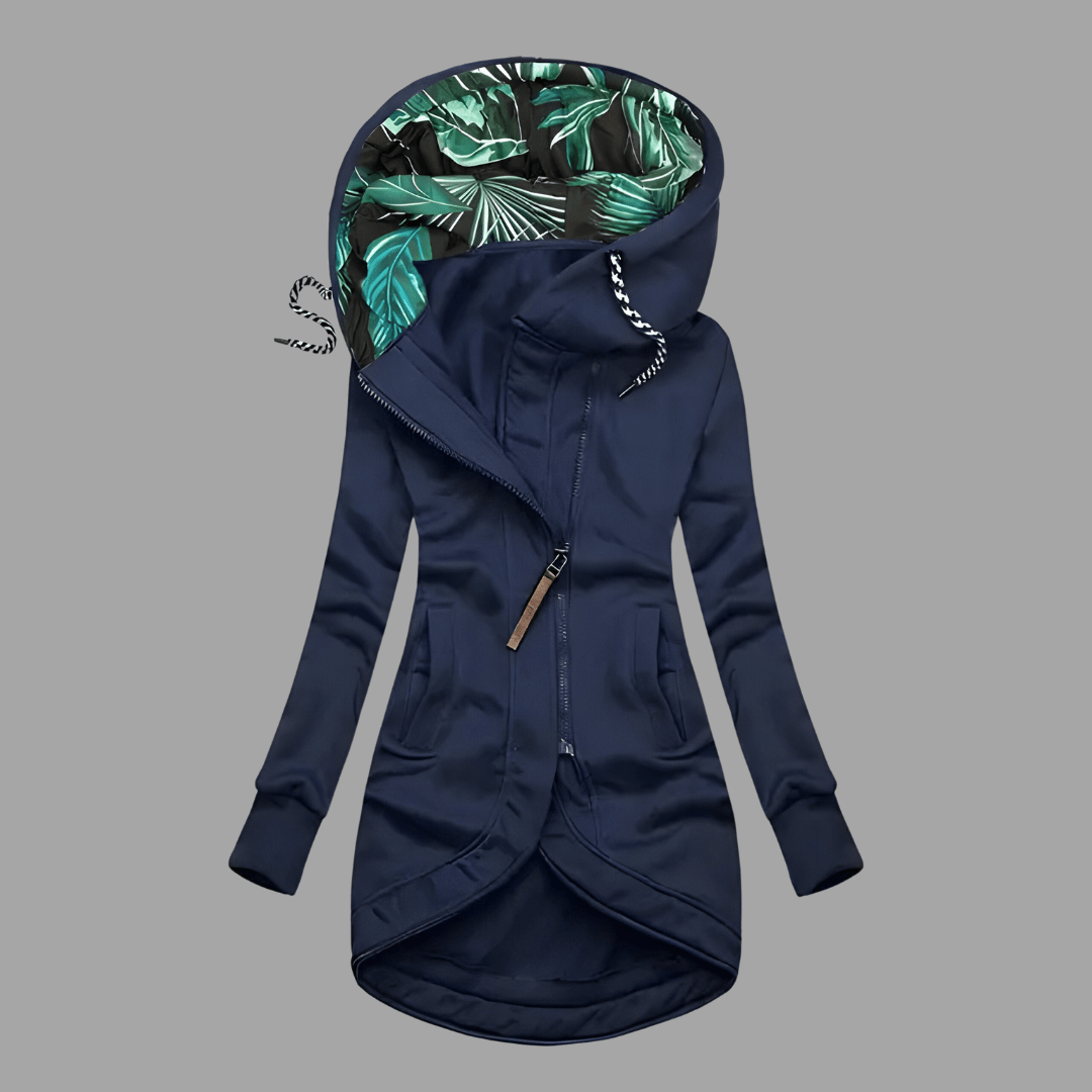 Wintershelljack met capuchon en rits