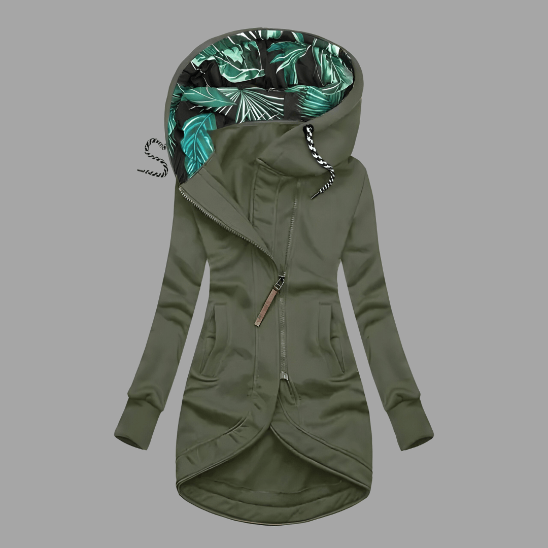 Wintershelljack met capuchon en rits