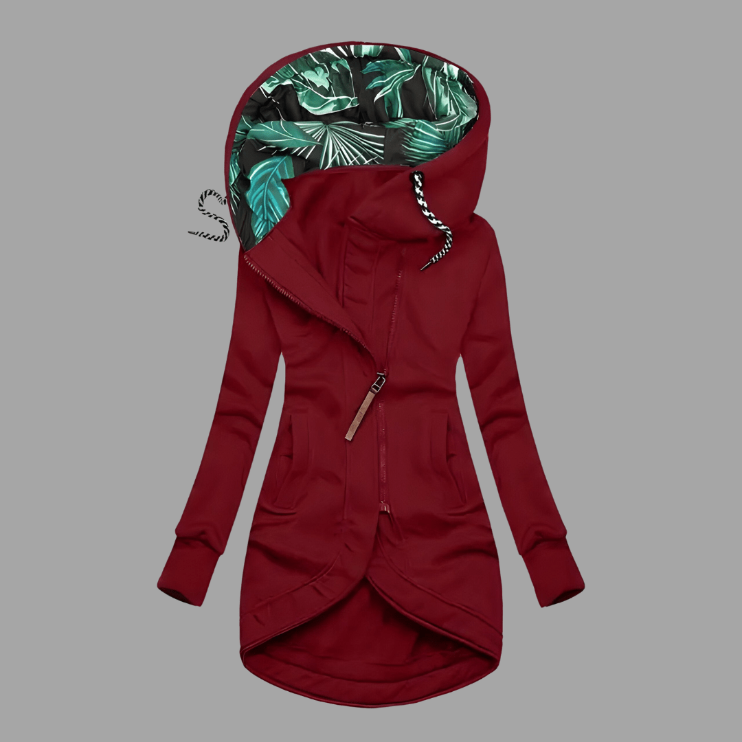 Wintershelljack met capuchon en rits