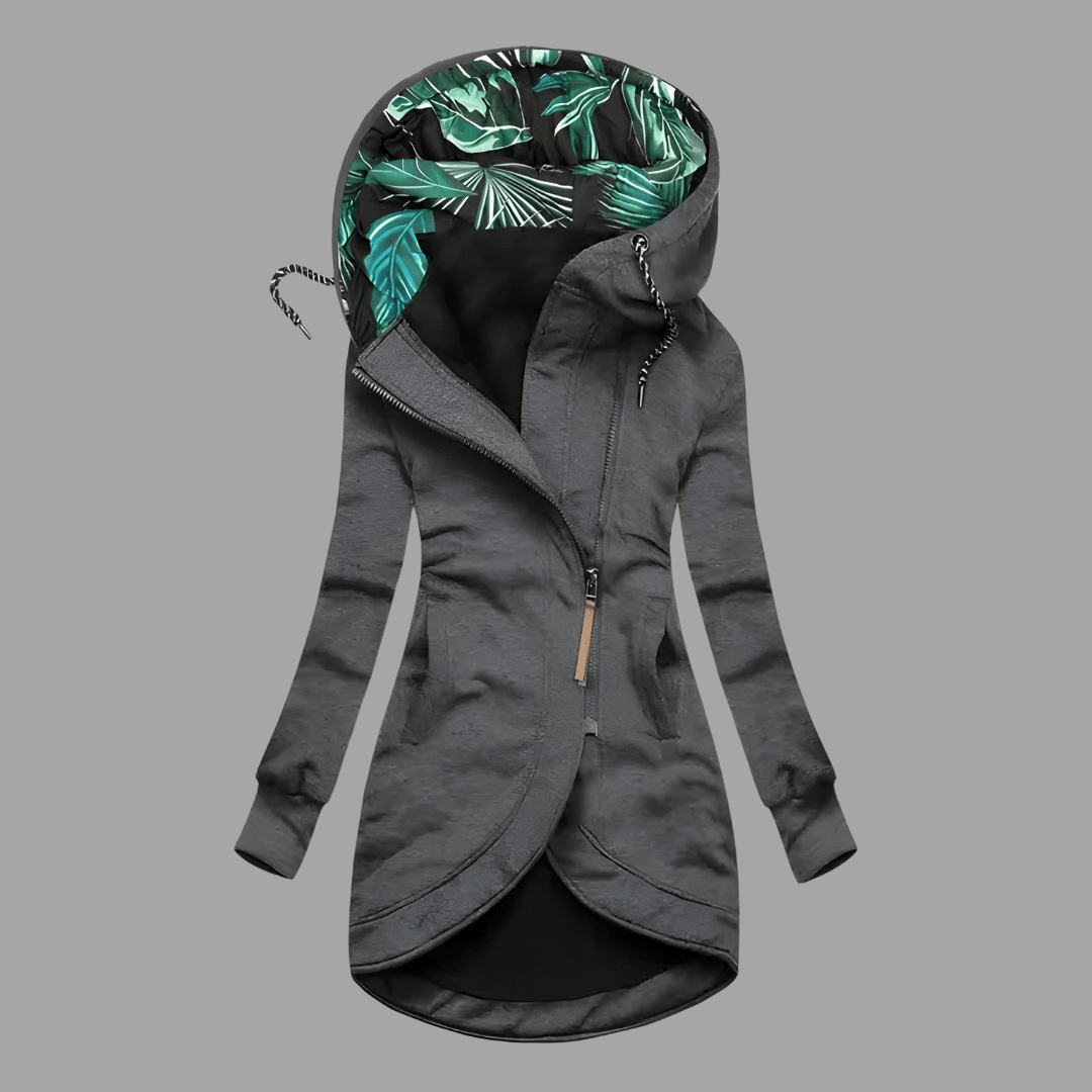 Wintershelljack met capuchon en rits