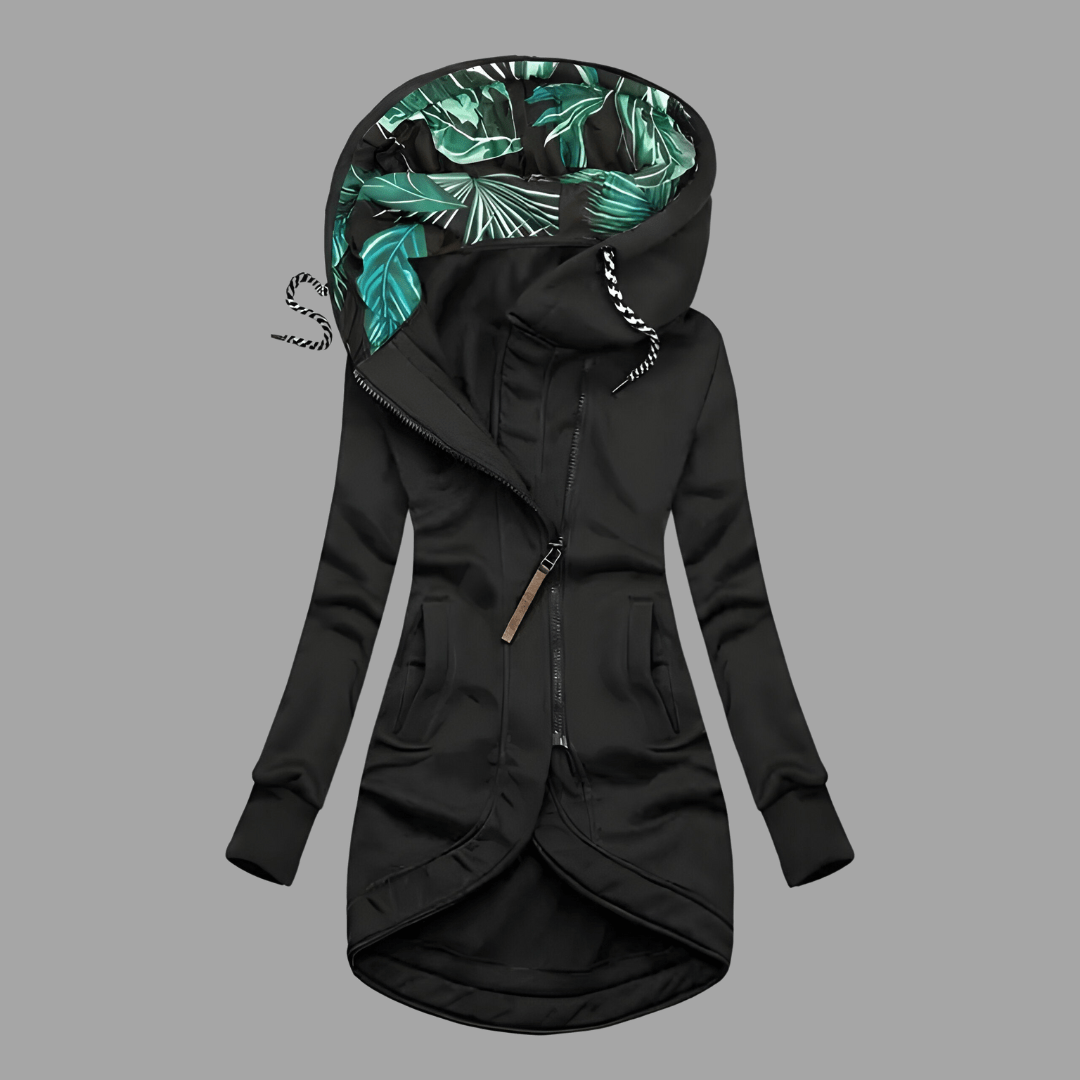 Wintershelljack met capuchon en rits