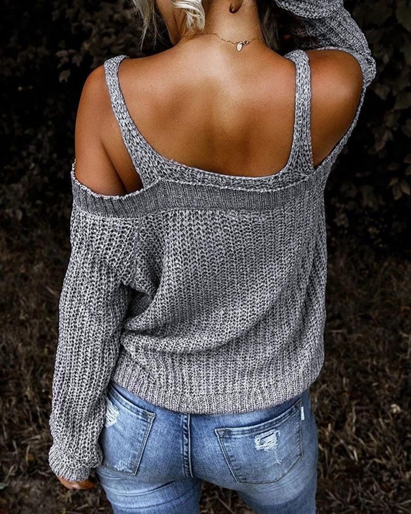 Cut out trui – Kelly sweater — afbeelding 2