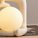 Keramische tafellamp sculptuur — afbeelding 3
