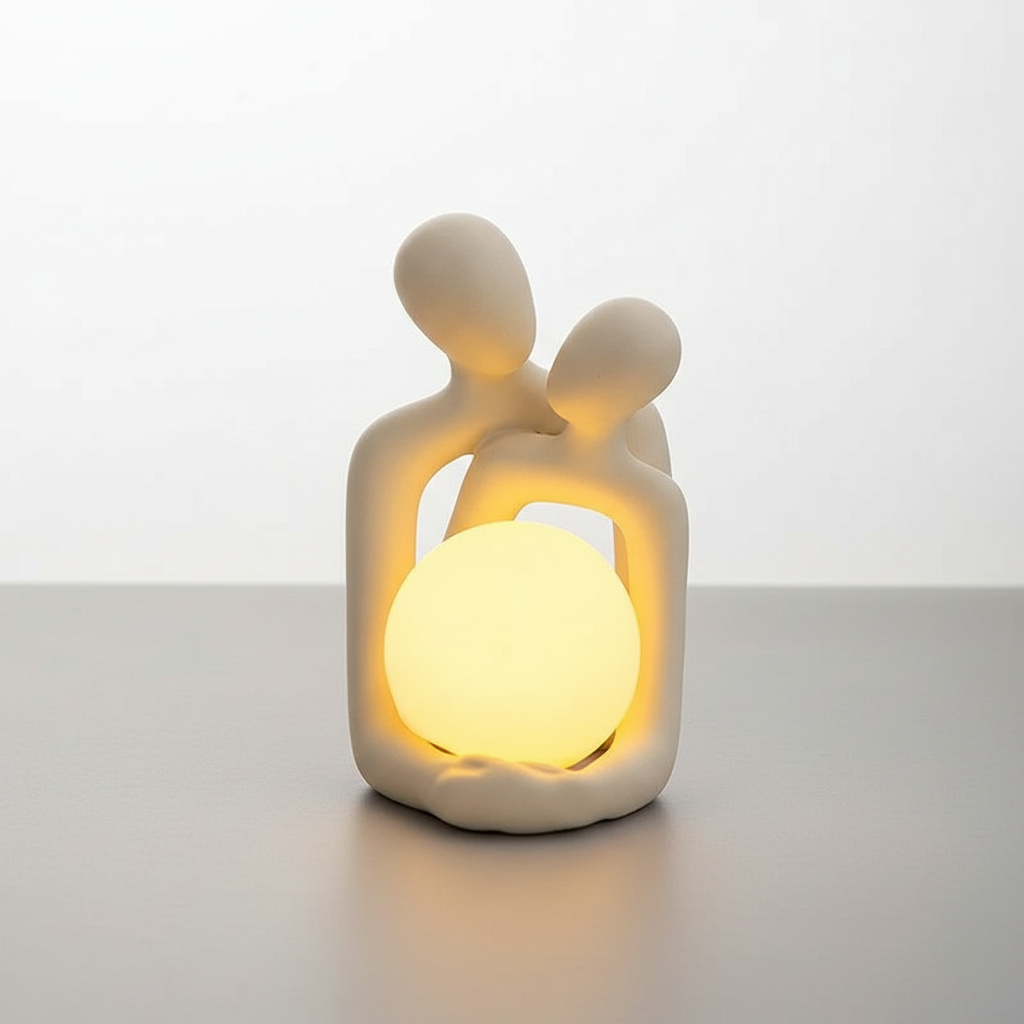 Keramische tafellamp sculptuur — afbeelding 4