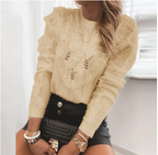 Pullover met ronde hals en lange mouwen