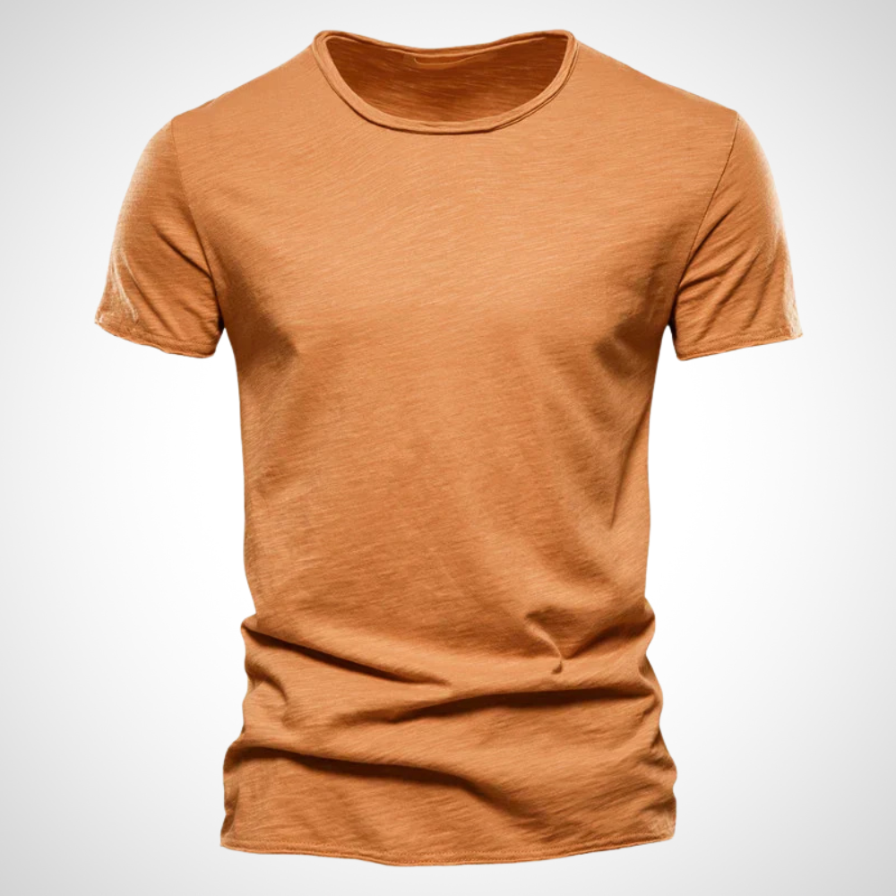 Ademend katoenen heren T-shirt