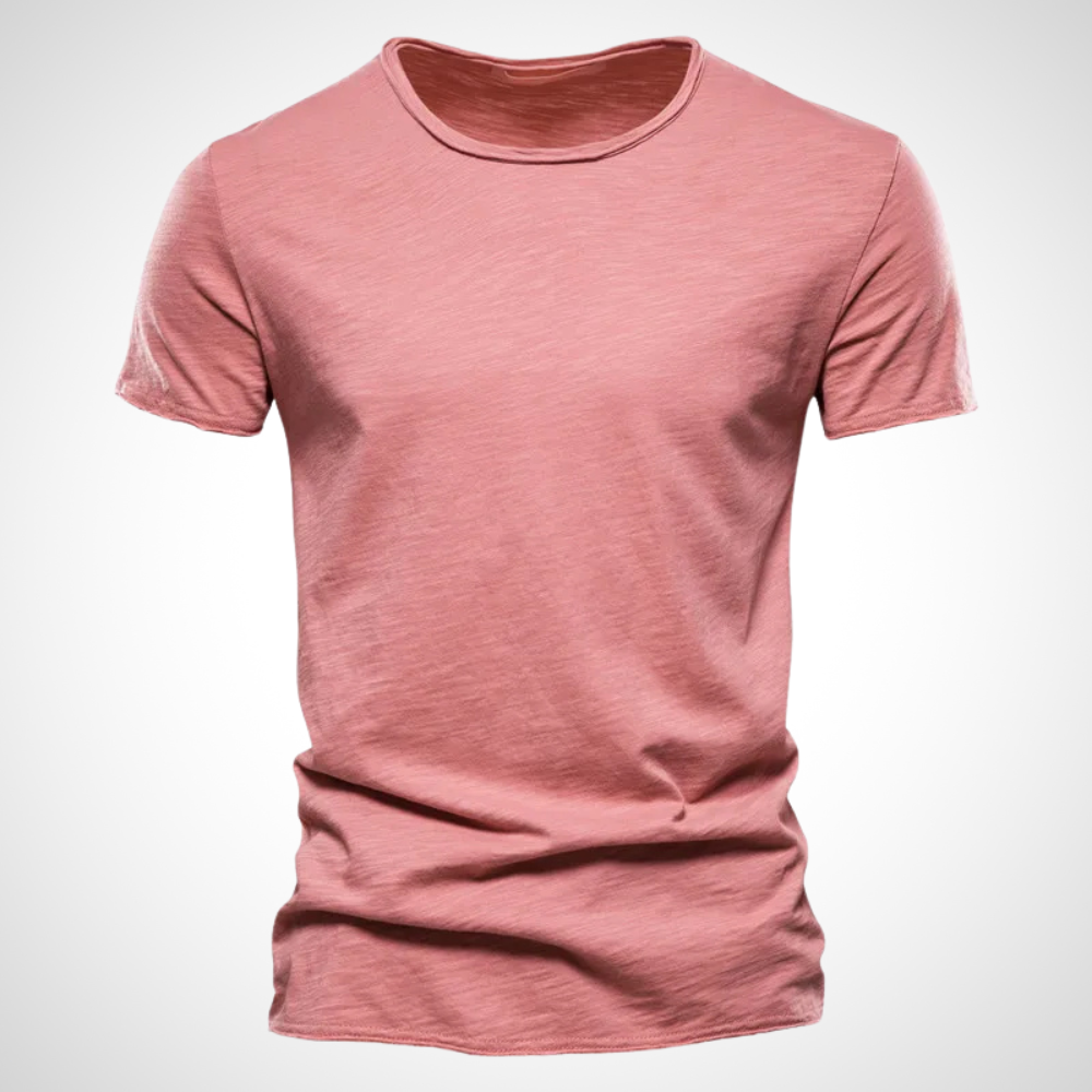Ademend katoenen heren T-shirt