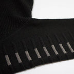 Gebreide herentrui met streepdetails