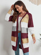 Vest met maattabel