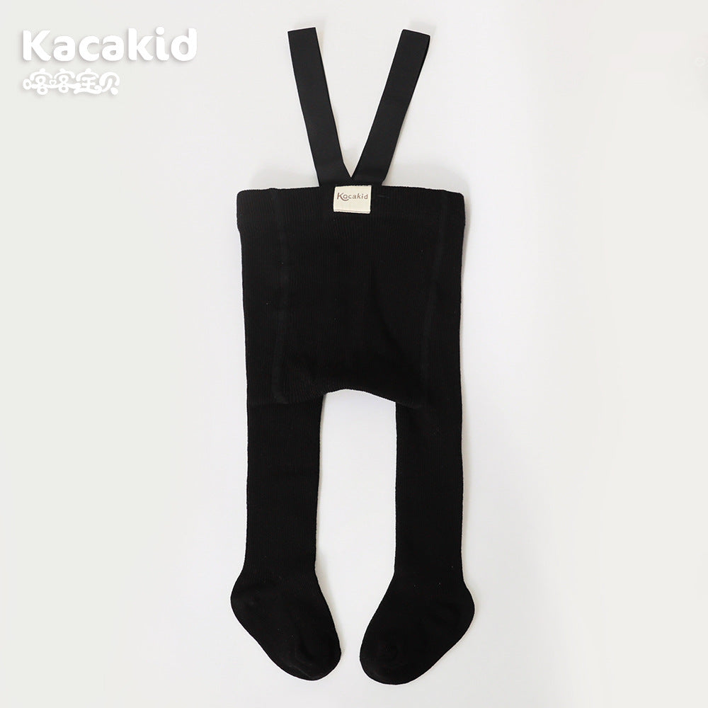 Baby meisjes en jongens knit broekje met hoge taille