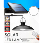 Draadloze solar LED lampenset met afstandsbediening