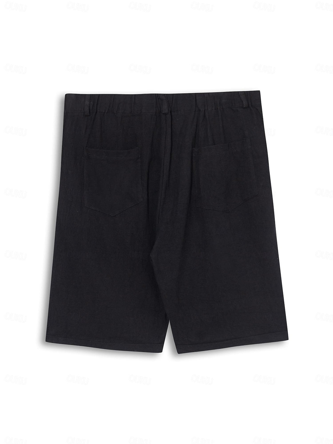 Linnen-Katoenen heren short