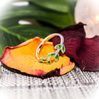 Ring met levensboomblad