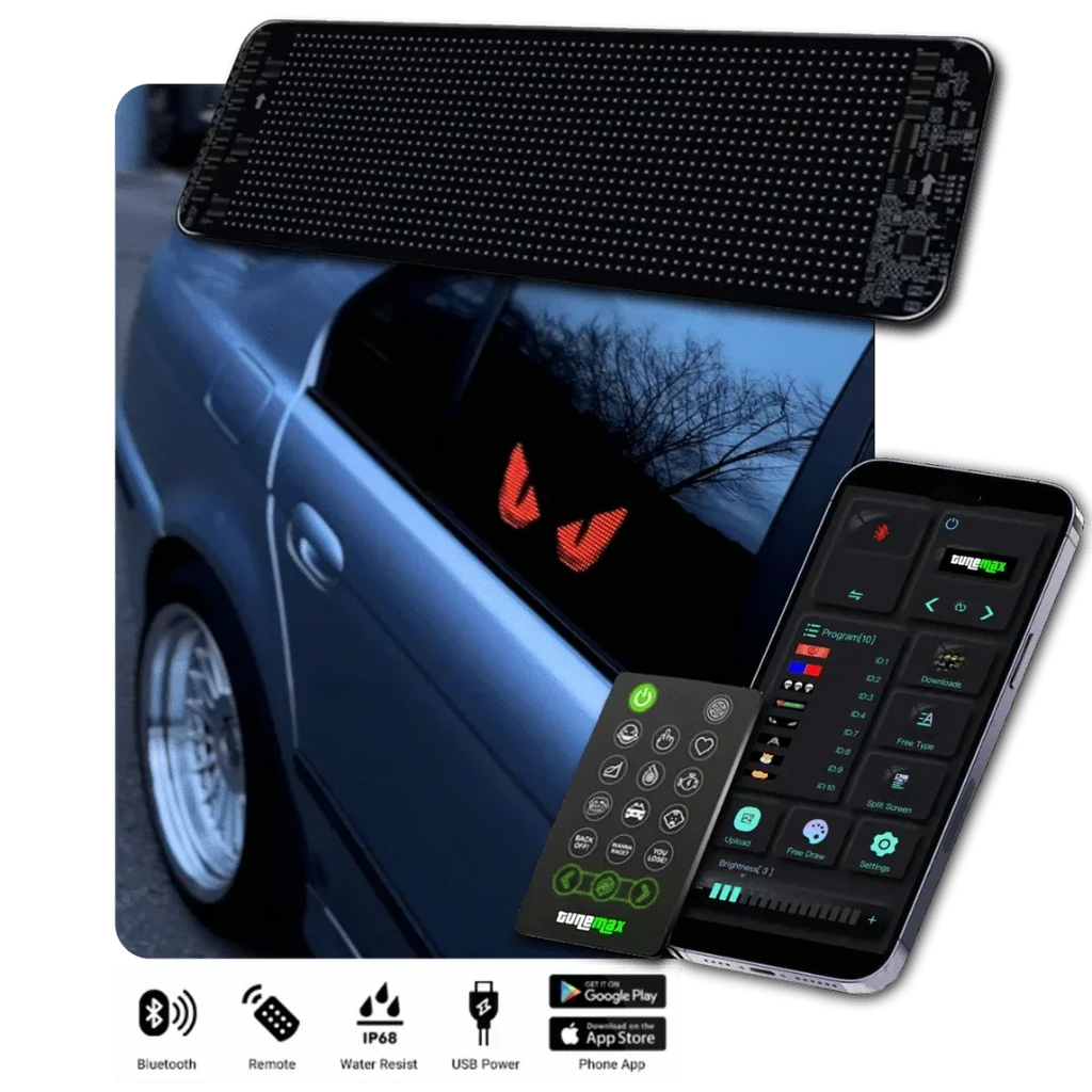 Aanpasbaar LED auto-display