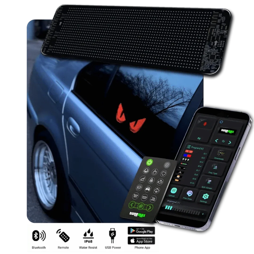 Aanpasbaar LED auto-display