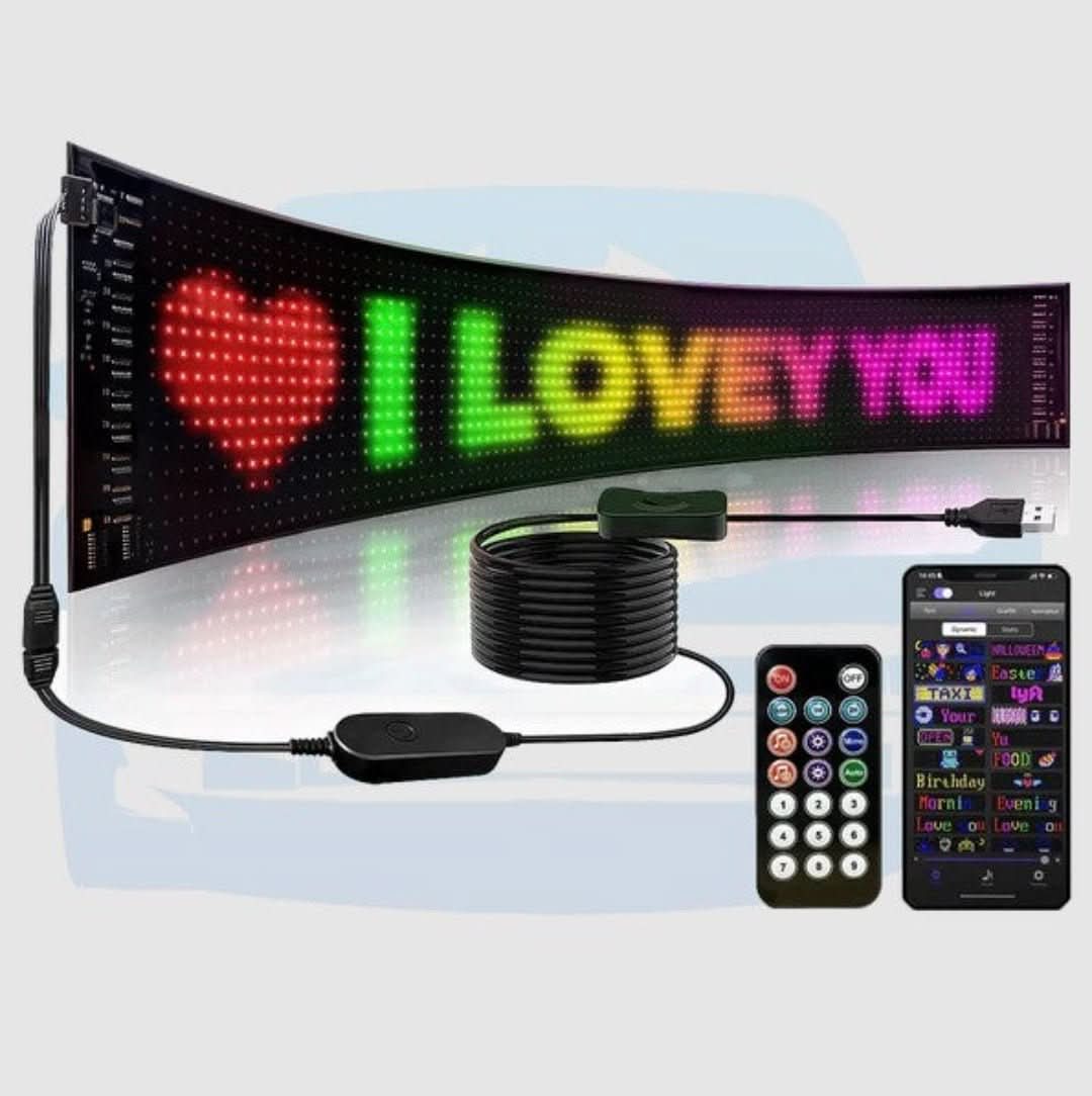 Aanpasbaar LED auto-display