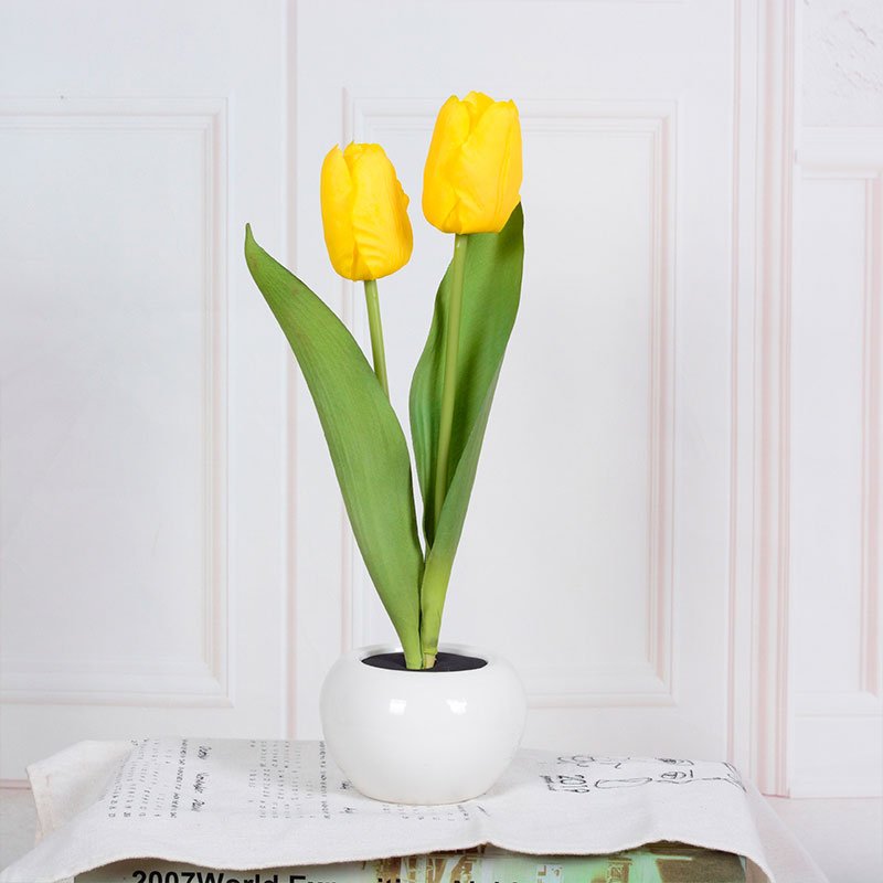 Decoratieve LED tulp tafellamp