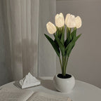 Decoratieve LED tulp tafellamp