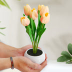 Decoratieve LED tulp tafellamp