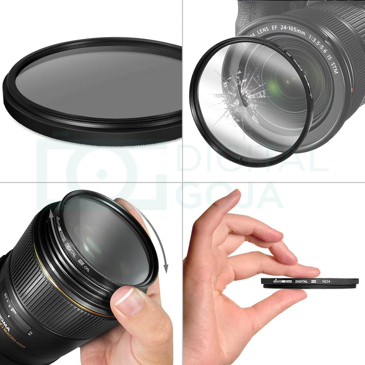 Camera polarisatiefilter