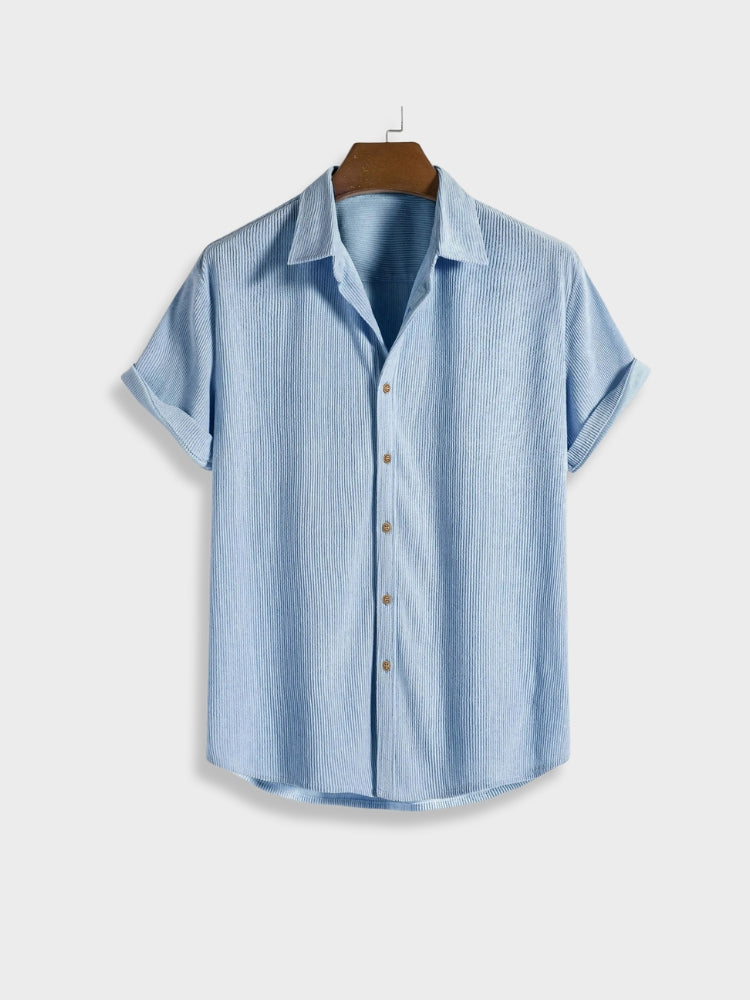 Heren corduroy zomerset met knoopsluiting