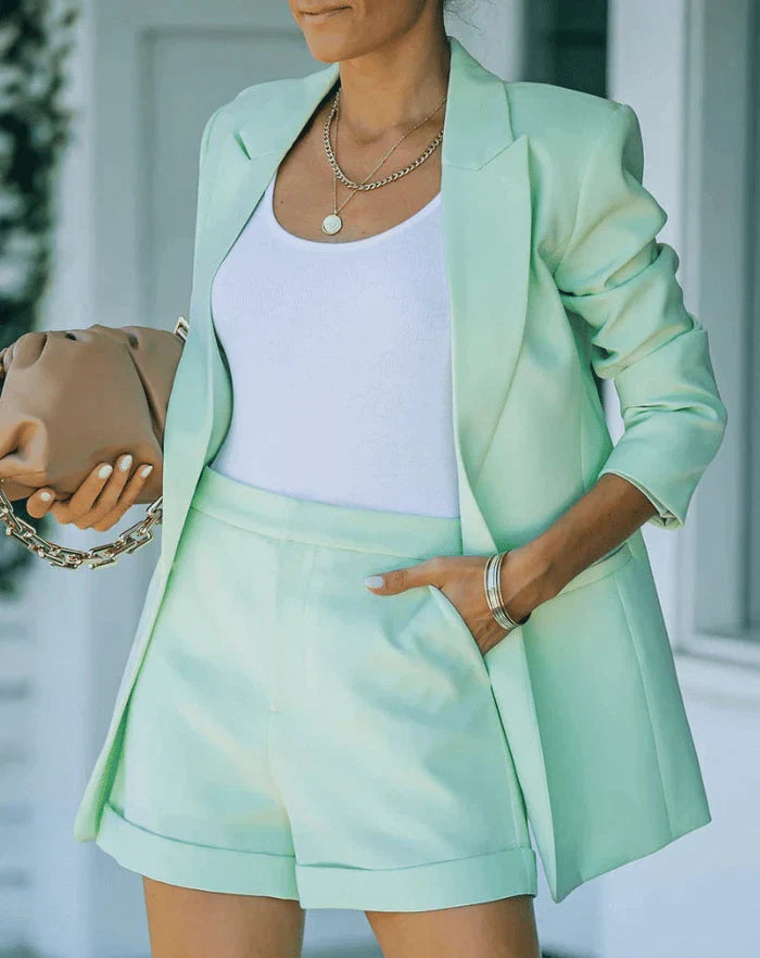Blazer set met shorts – veelzijdig & stylish