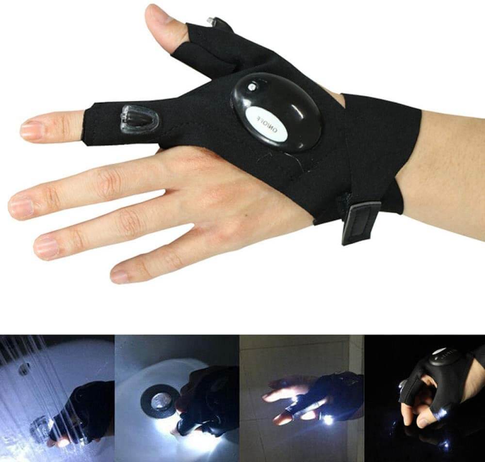 Verlichte handschoen Universal