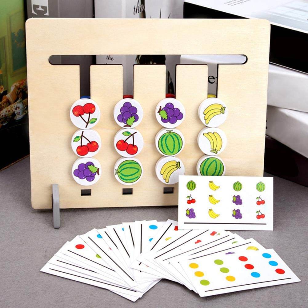 Montessori logica fruitspel